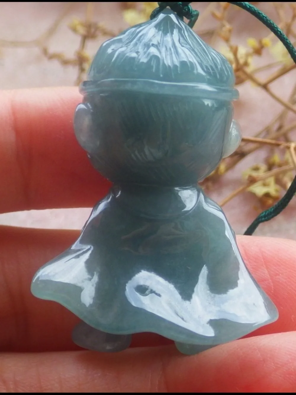 Certificate Jadeite Jade Pendant Green Monkey Sun Wukong The Monkey King